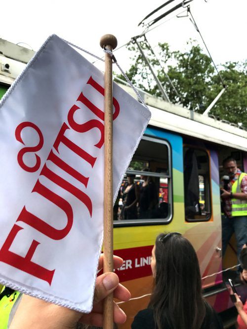 Die Regenbogenparade Wien - und Fujitsu mittendrin