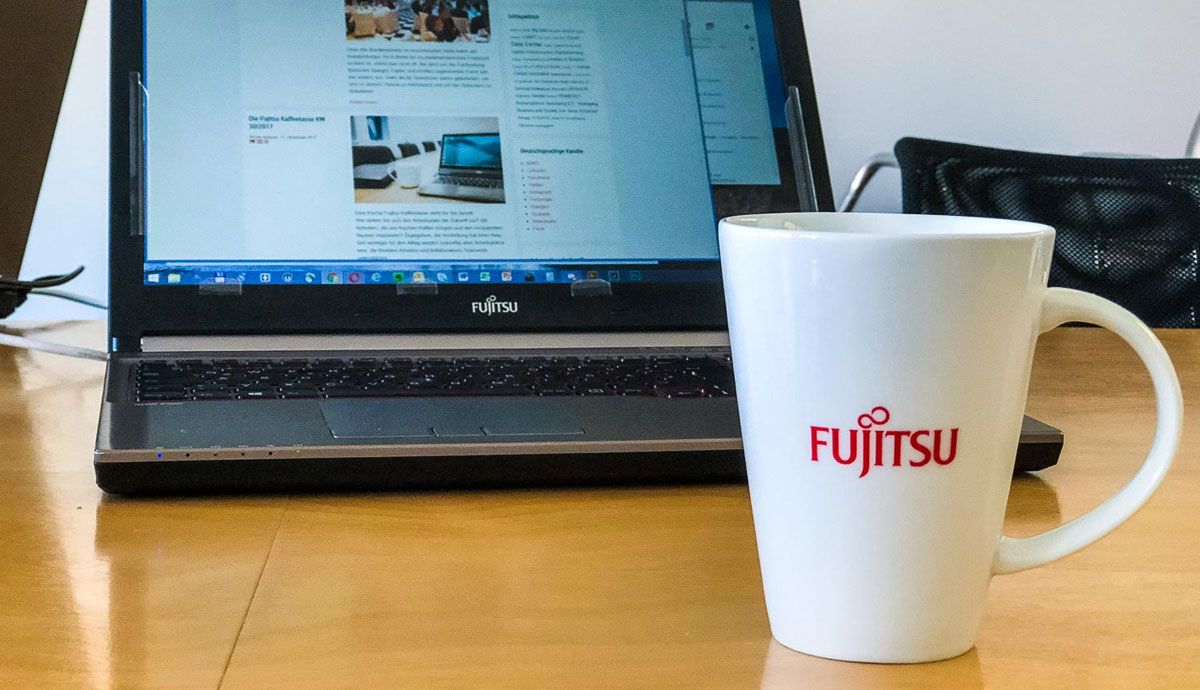 Die Fujitsu Kaffeetasse