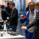 Impressionen des Fujitsu Standes auf der Hannover Messe Industrie 2018