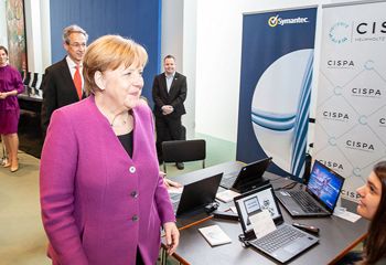 Angela Merkel beim Auftakt zum Girls' Day 2018